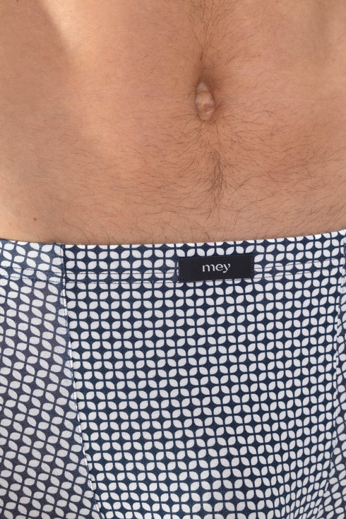 Mey Serie Blue Geo Shorty